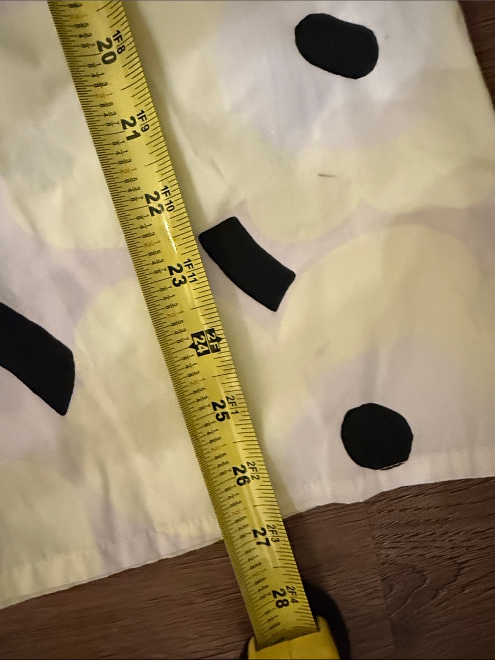 Marimekko Pale Yellow Short-Sleeve Button-Up with Black Spots Size Medium - Picture 3 of 11